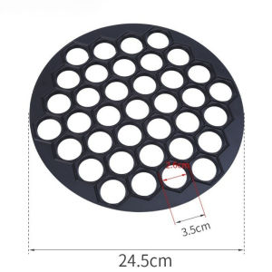 Dumpling Wonton Maker Mold Aluminum 37 Hole Tray Kitchen Gadget DIY Dough Press Pastry Tool Home Cooking Alat Dapur
