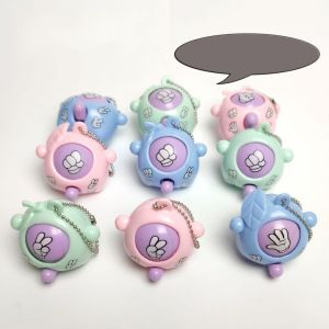 【♡Lovely girls house♡】10 Pcs/Set Fun Guessing Egg Keychain Pendant Creative Toy Pendant Gifts for Children