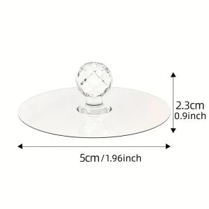 มือจับลิ้นชักอะคริลิกใสแบบมีกาวในตัว ทนทาน 10 ชิ้น ตะขออเนกประสงค์ มือจับตู้แบบมองไม่เห็นอเนกประสงค์ ไม่ต้องเจาะ