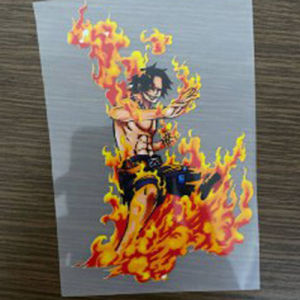 SABLON STIKER DTF SATUAN TEMA ONE PIECE UKURAN 8 - 9 CM