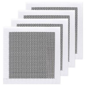 CMIEN7 Lỗ 4 cái/bộ Miếng dán tường Thạch cao Tấm Nhôm Hư hỏng Thạch cao Trần Miếng vá sửa chữa tường Miếng dán cố định Lưới sửa chữa tường