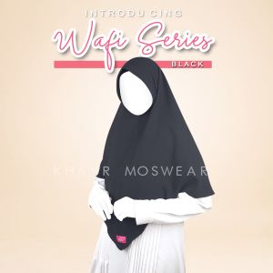 Hijab Wafi Crinkle Airflow Anti kusut Hijab Instant Syari by Khayr Moswear