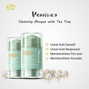 FREESTIKER READY FYC - Yessicas Tea Tree & Strawberry Anti Pores & Acne Clay Stick Mask-50gr