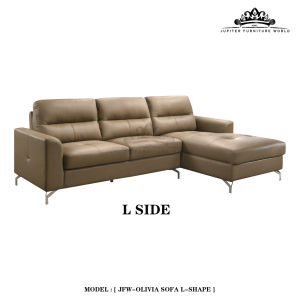 Jupiter Furniture World [ JFW-OLIVIA SOFA L-SHAPE ]- CASA LEATHER SOFA/ L SHAPE SOFA/ SOFA SET FOR LIVING ROOM/ 3 SEATER SOFA/ SET SOFA RUANG TAMU/ SOFA L / SOFA SET/PU LEATHER SOFA/ MODERN SOFA/  沙发/ NORDIC SOFA/ MINIMALIST SOFA