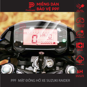 Miếng Dán PPF Bảo Vệ Mặt Đồng Hồ Cho Xe Raider - Satria