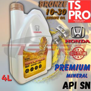 Honda Genuine 10W-30 API SN Engine Oil (4L) - Premium Mineral
