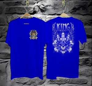 Kaos Atasan oblong pria Lengan pendek Kaos oblong Sablon King Kaos pria / Kaos Oblong/ Baju Kaos Tshirt/ Tshirt pria / Tshirt pria