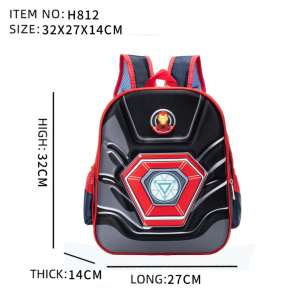 Kid‘s boy school backpack Student schoolbag 3D cartoon hard shell muscle backpack fashion style cartoon bag-lions kk fashion bags#812
