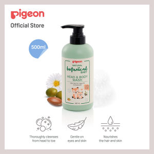 Pigeon Natural Botanical Baby Head & Body Wash 500Ml