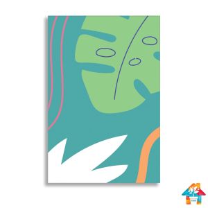 RUNABEE HIASAN DINDING DEKORATIF ABSTRAK WALL ART HIASAN KAMAR 15X20CM PAJANGAN KAYU