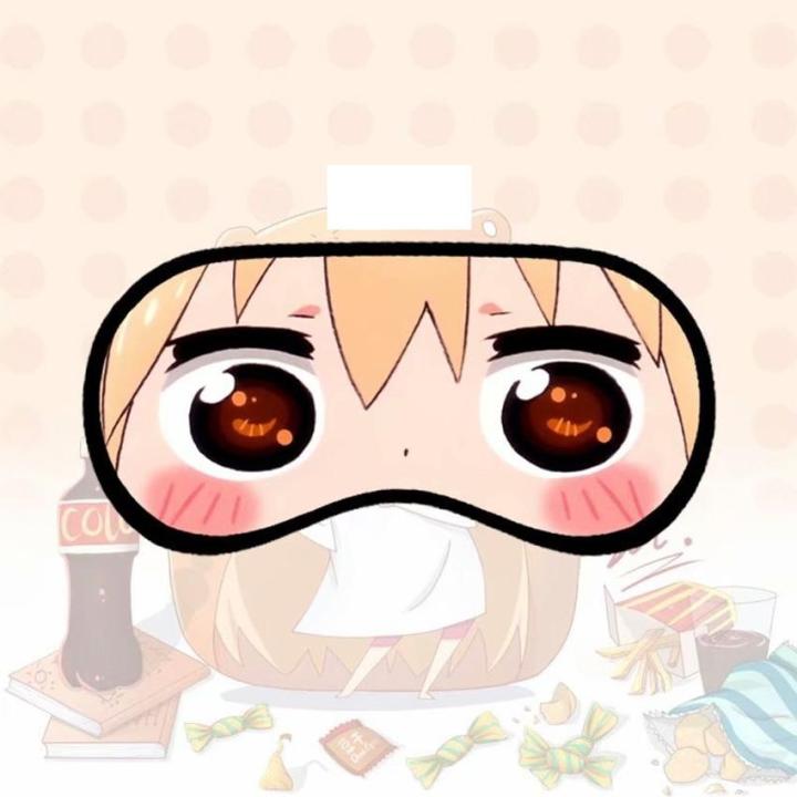 Bịt mắt Himouto! Umaru-Chan Cô em gái hai mặt miếng che mắt ngủ in