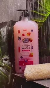 Value Sure Moisturizing Body Wash 1L Luxuriously Soft Skin Non-Drying (Milky Luxe Berries)