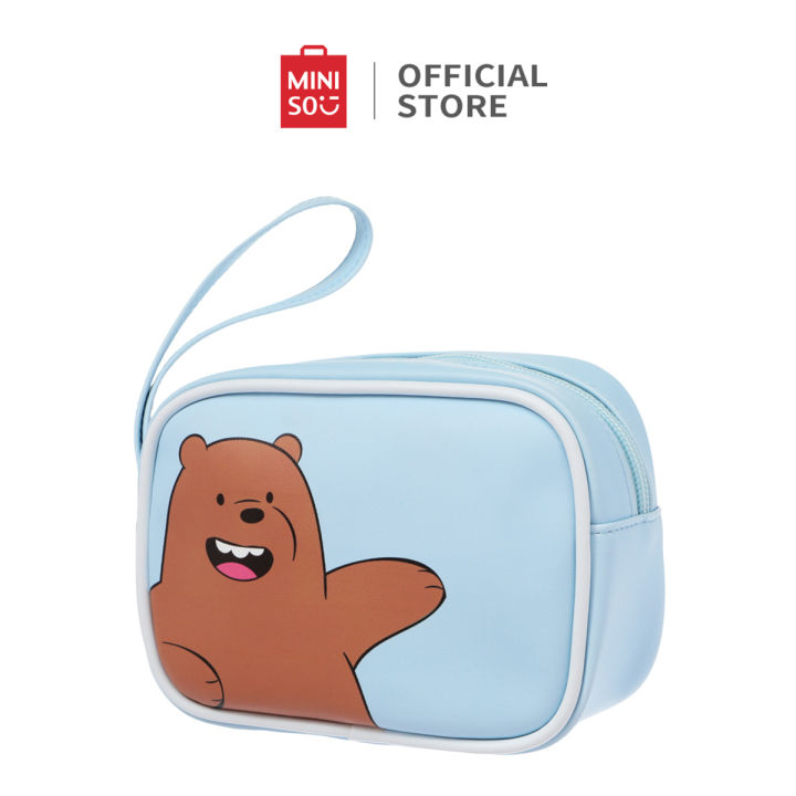 Miniso x We Bare Bears Tas Kosmetik Cosmetic Bag Wanita Tahan Air