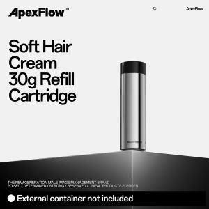 ApexFlow Eco Refill | Sustainable Zero Waste Refillable Packaging Hair Clay / Wax / Pomade Refill No Outer Box Eco-Friendly Styling for Men