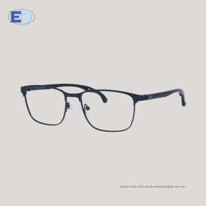 EO Adapt Gatsby Rectangle Metal and Plastic Full Rim Multicoated Tri Fold Eyeglasses for Men & Women