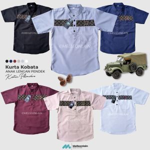 Kurta Kobata ANAK Baju Koko Kemeja Kemko Katun Melleonlain
