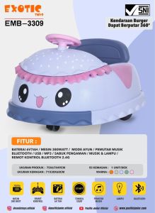Mainan Anak Mobil Aki Sedan Exotic EMB-3301 / EMB-3309