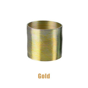 48x58mm Slinky Spring Gradien Color Giant Magic Metal Slinkys Spring Big Classic Originals Walking Steel Slinky Spring