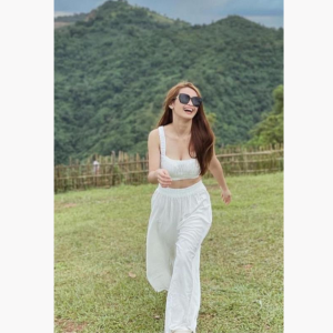 SC72 Summer Brallette and Wideleg Pants with side pocket Coords Set