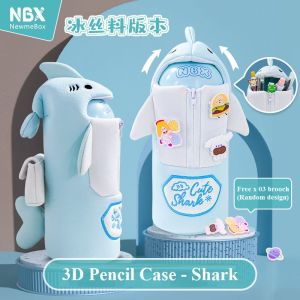 (Clearance) Newmebox Creative Multifunction 3D Plush Pencil Case Large Capacity Furry Fluffy Pen Stationery Box Holder NBX