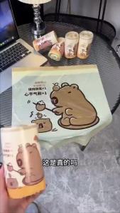 【Ship in 24H】Ship 24H Capybara Garbage Bag Thick Drawstring Garbage Bag Free-tear Cartoon Trash Bag Capibara Plastic Bag Anti Mosquito Home Garbage Bag Deodorant Daily Necessities 卡皮巴拉 免撕 抽绳 垃圾袋