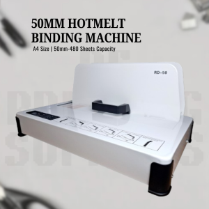 RF Printing Supplies - 50mm A4 size Hot Melt Binding Machine Automatic Paper Sheet Envelope Binder