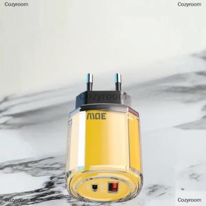 [COD] Cozyroom Portable Mini 30W 2 Ports Type C USB Mobile Phone Charger Fast Charging EU US UK Plug Wall Quick Charge Adapter For Xiaomi