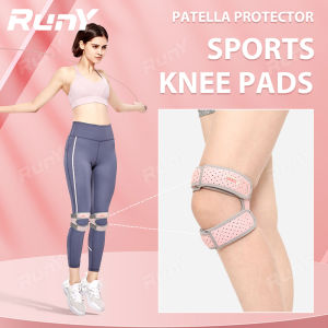 RunY Jump Rope Knee Brace Sport Patellar Strap Knee Patellar Tendon Support with Silicone Pad