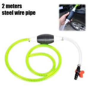 1pcs Universal Hand Fuel Pump Kit Fuel Car Fuel Tank Sucker Oil Transfer Fuel Pump Petrol Diesel Liquid Manual Pump Fuel Saver