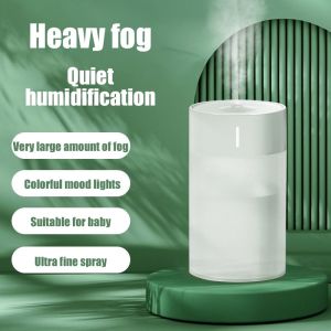 [SPOT]🚀1.6L single spray double spray humidifier Volume:1600ML*aroma diffuser*deep moisturizing*fine spray*automatic power-off*living room*Large capacity*heavy fog*automatic power-off*long running*quiet humidification*mute*mild led night light