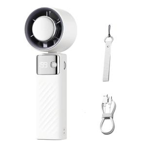 Tay cầm xách tay thu nhỏ fan hâm mộ sạc USB và màn hình LED cho ngoài trời và văn phòng tốc độ có thể điều chỉnh quạt tản nhiệt