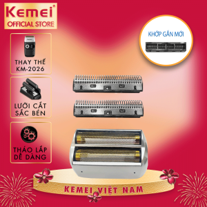 Lưỡi thay thế máy cạo râu Kemei KM-2026 - Chính hãng