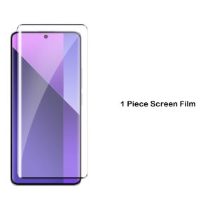 Redmi Note 13 Pro Plus 5G Curved Screen Protector For Xiaomi Redmi Note 13 Pro Plus Note13 Pro+ 5G 2024 Full Cover Tempered Glass HD Clear View Film Protective Glass Anti Scratch 9H Hardness Anti Scratch