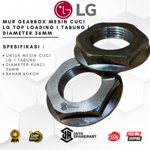 Mur Gearbox Mesin Cuci LG Top Loading 1 Tabung | Diameter 36mm