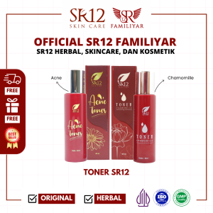 SR12 TONER ACNE & TONER CHAMOMILE PENGHILANG MATA PANDA - HYDRATING TONER - GERAI UMMU HIJAZ GUH