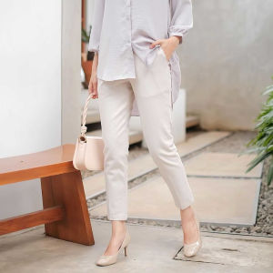 Celana Kerja Wanita Kantor Formal Slimfit Cotton Stretch