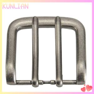 [KUNLIAN] 1piece 40mm Metal Belt Buckles Double Pin Buckle End Bar High Quality Fit For 37mm-39mm Leather Belt Craft Parts