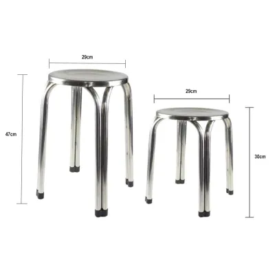 Stainless Steel Round Chair/ Stool
