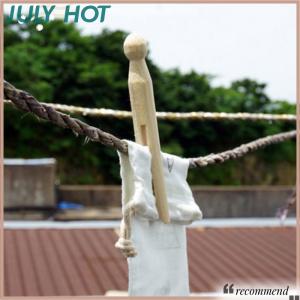[JULYHOT] หมุดไม้ดอลลี่แบบดั้งเดิม5ชิ้นขาหนีบเสื้อผ้าไม้สไตล์ดอลลี่แบบดั้งเดิม