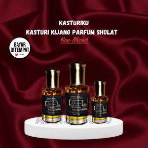 Parfum Kasturi Kijang 100% Murni wangi tahan lama Non Alkohol - Minyak kasturi Kijang sunnah dan halal Parfum dari arab / Parfum Kasturi Kijang Minyak Wangi Ibadah Non Alkohol Parfume Sholat by alinsatoko