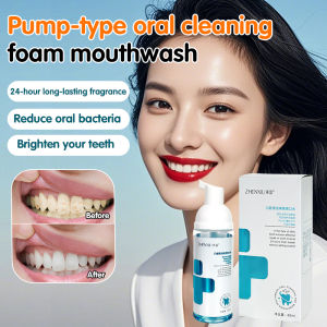 ⏰Flash Sale🥇Anti - Bacterial Press - Type Oral Cleaning Foam Mouthwash for Sensitive Gums Easy - to - Use Mouthwash to Soothe and Clean Sensitive Oral Areas Protect Oral Mucosa Press - Type Foam Mouthwash