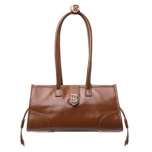 Royal Bagger Genuine Cow Leather Womens Shoulder Bag Retro Underarm Tote Purse with Large Capacity Top Handle Handbag 3265