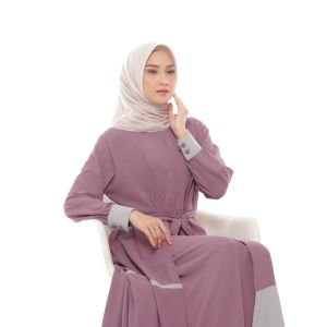 Dzellia (Fajrina) in Lavender - gamis 2024 mewah/ Gamis terbaru 2024/baju gamis/gamis model terbaru