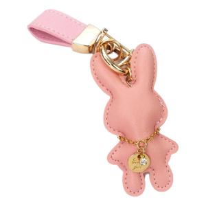 Fashionable Rabbit Keychain Leather Featuring Sturdy Belt Buckle For Fashion Forward Individuals and Gifts Giving