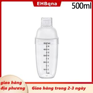 [COD] EHBqna 3PF Ship within 24 hours Nhựa Cocktail Shaker Tay Shaker Cup Với Quy Mô 350Ml 530Ml 700Ml 1000Ml Sữa Trà Rượu Uống Shaker Thanh Công Cụ