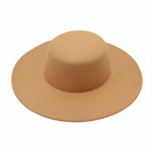 Fashion Cap Sunshade Pure Tweed Jazz Cap Styling Layering Fall/winter Hepburn Style Comfortable Fit