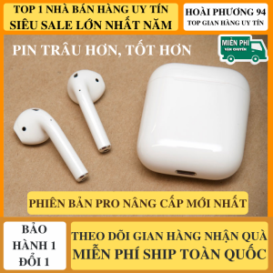 Tai Nghe Bluetooth Mới Bản PRO Nút Cảm Ứng Nâng Cấp Chip 5.0 Tự Động Ghép Nối Âm Thanh Vòm 9D Micro Đàm Thoại 2 Bên - Tai Nghe Bluetooth Không Dây Pro Chống Ồn Tai Nghe Nhạc Pin Trâu tai nghe bluetooth khong day