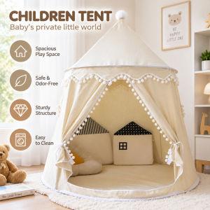 Kids Large Portable Tent Indoor Castle Playhouse for Boys and Girls Perfect for Playtime Adventures