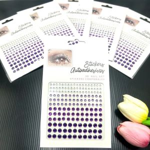 พร้อมส่งในไทย สติกเกอร์เพชรคริสตัล สติ๊กเกอร์ เพชรติดหน้า สำหรับประดับตกแต่งมีหลากหลายแบบ แฟนซี ไข่มุก มีกาวให้ในตัว