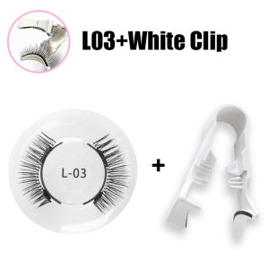 Lorzi 1 Pairs Magnetic Eyelashes With Clip Reusable Natural Eyelashes No Glue Safety 3D Eyelash Extension Set